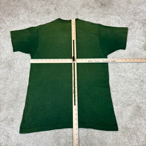 Vintage 90s Salem Sportswear Blank Faded Shirt Single Stitch Men's Medium - Picture 3 of 12